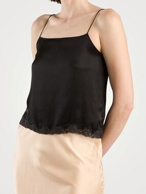 THE ROW Kilari Silk Cami New w tag! Made in Italy! lace-trimmed silk camisole